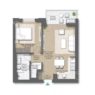 Dvosoban stan | 4zida