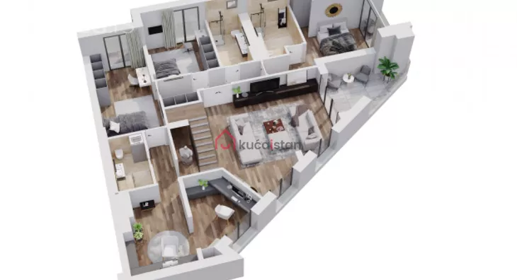 Petosoban stan | 4zida