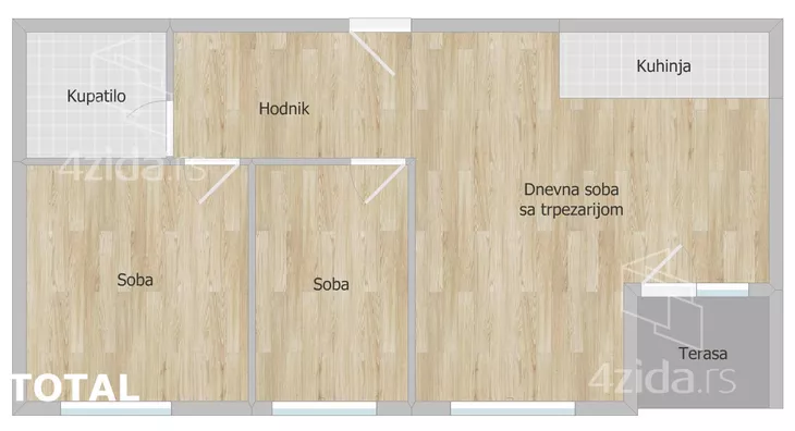 Dvoiposoban stan | 4zida