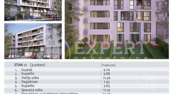 Trosoban stan | 4zida