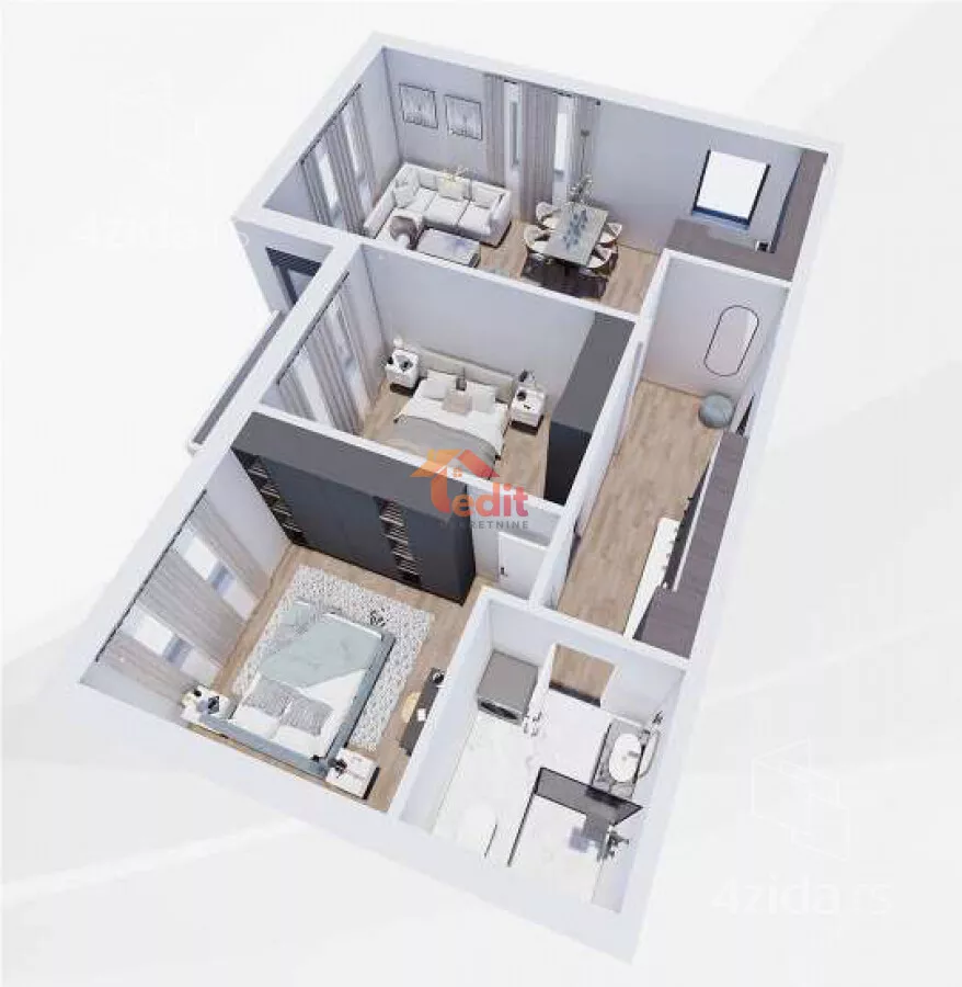 Dvoiposoban stan | 4zida