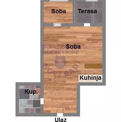 Jednoiposoban stan | 4zida