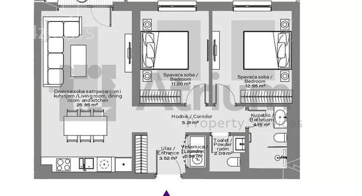 Trosoban stan | 4zida