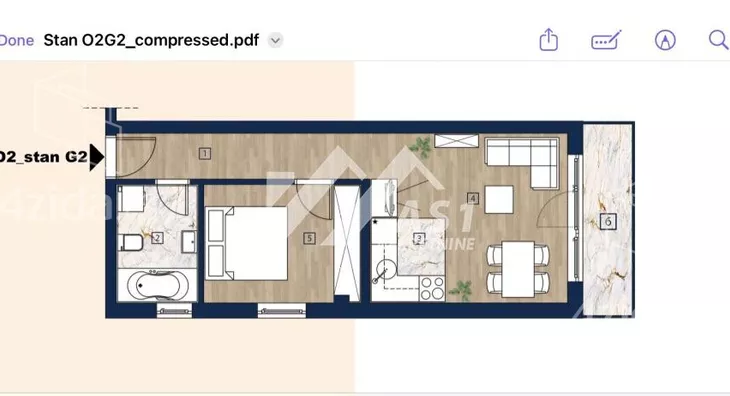 Dvosoban stan | 4zida