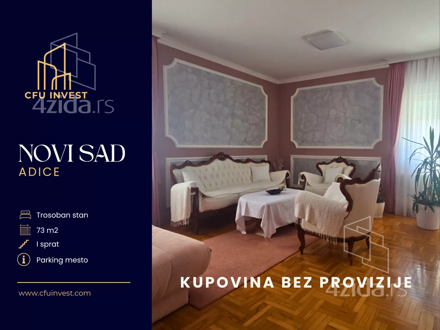 Trosoban stan | 4zida