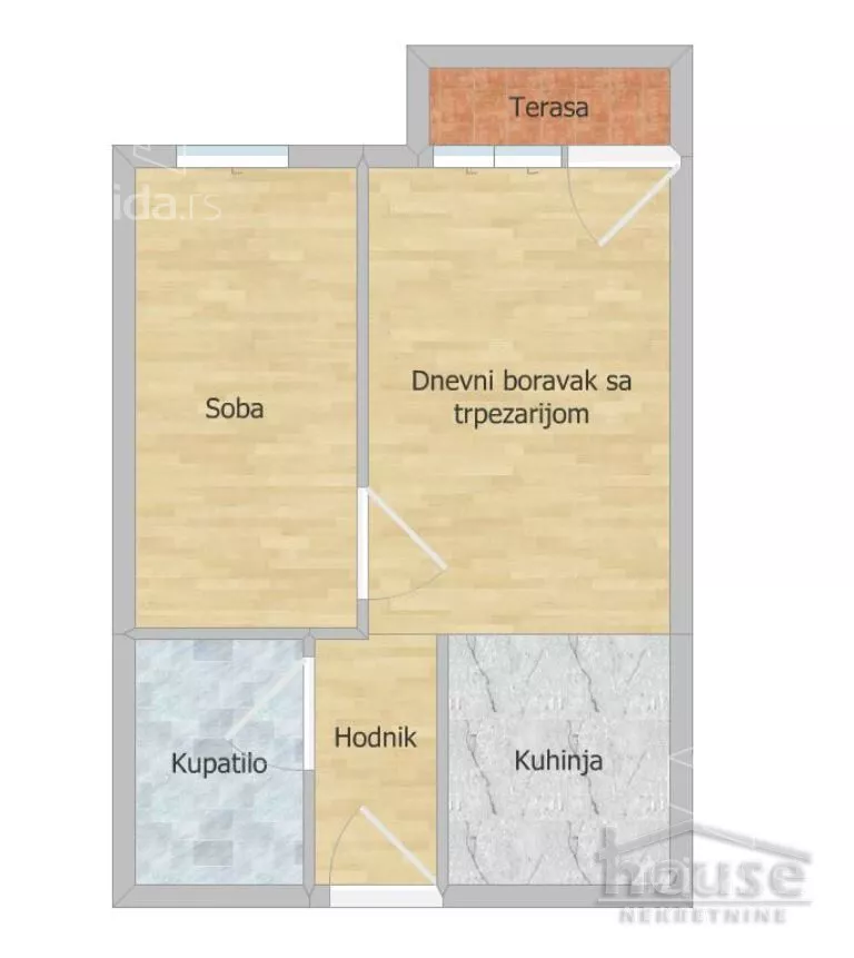 Jednoiposoban stan | 4zida