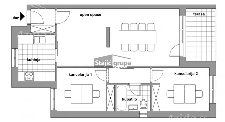 Trosoban stan | 4zida