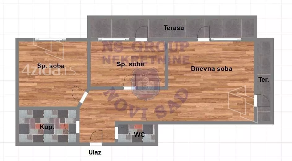 Trosoban stan | 4zida