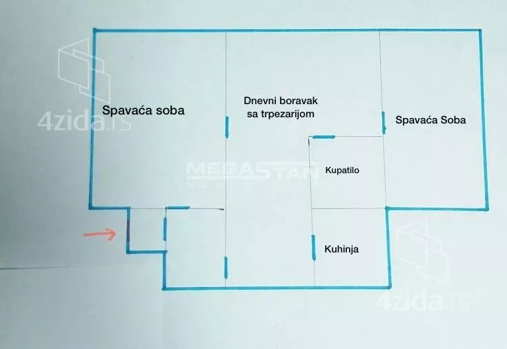 Trosoban stan | 4zida