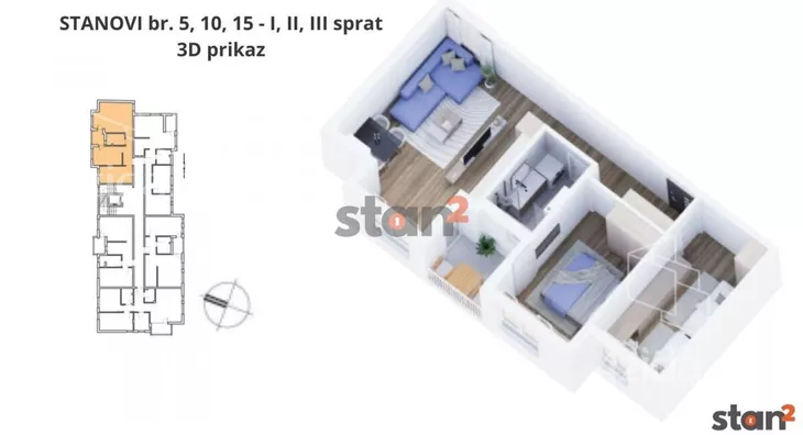 Dvoiposoban stan | 4zida