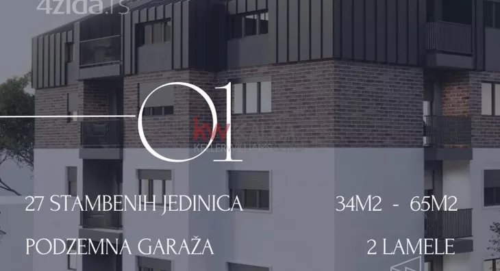 Jednoiposoban stan | 4zida