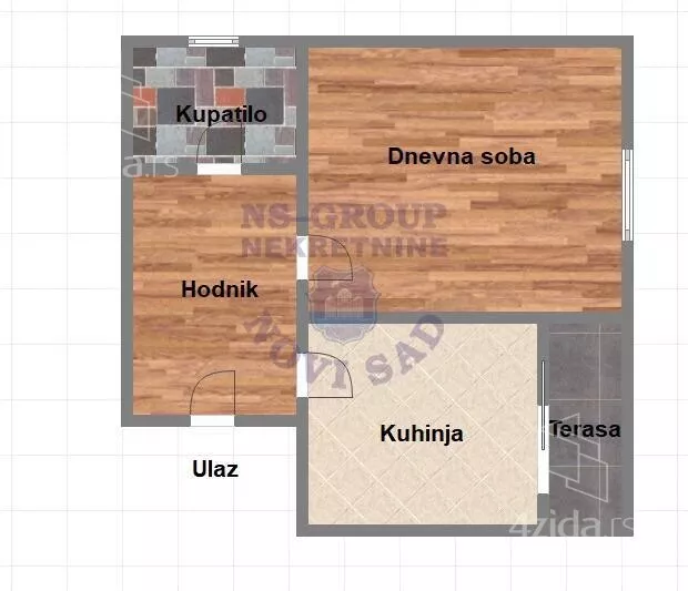 Jednosoban stan | 4zida