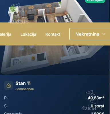 Dvosoban stan | 4zida