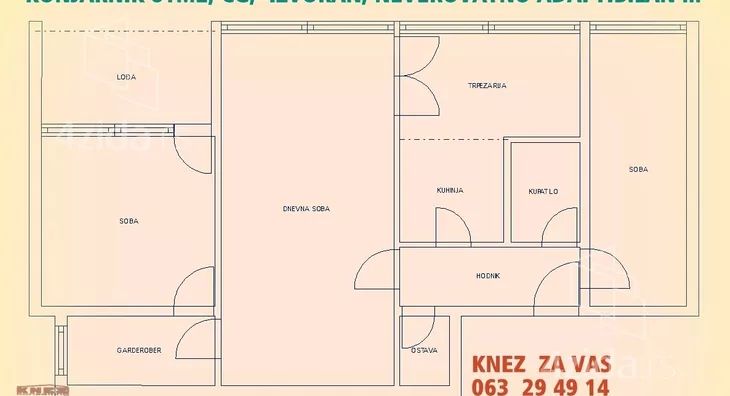 Trosoban stan | 4zida