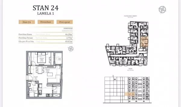 Dvosoban stan | 4zida