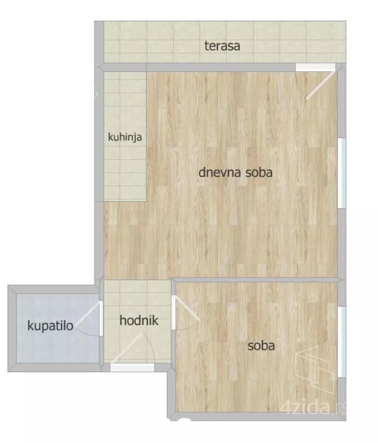 Dvosoban stan | 4zida