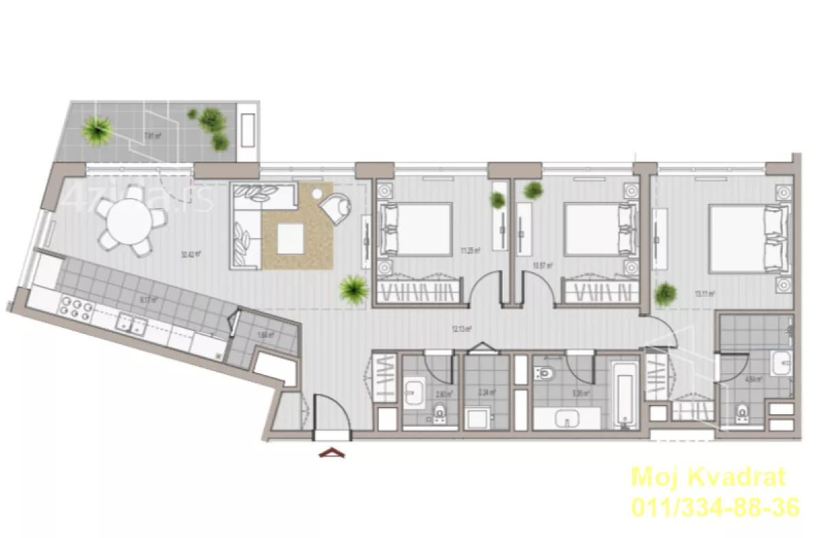 Četvorosoban stan | 4zida