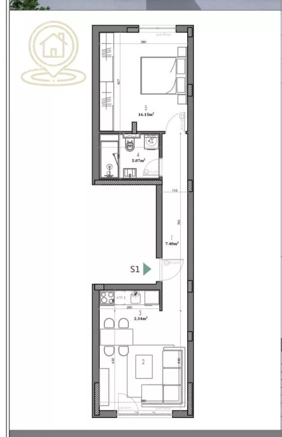 Dvosoban stan | 4zida