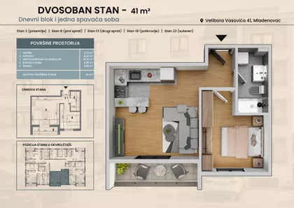 Velibora Vasovića 41 | 4zida.rs