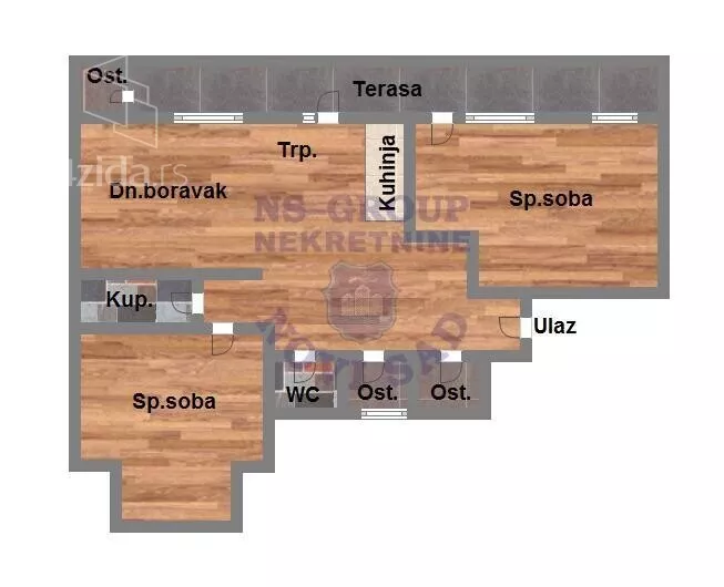 Trosoban stan | 4zida