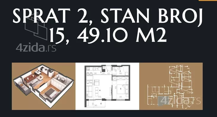 Dvosoban stan | 4zida