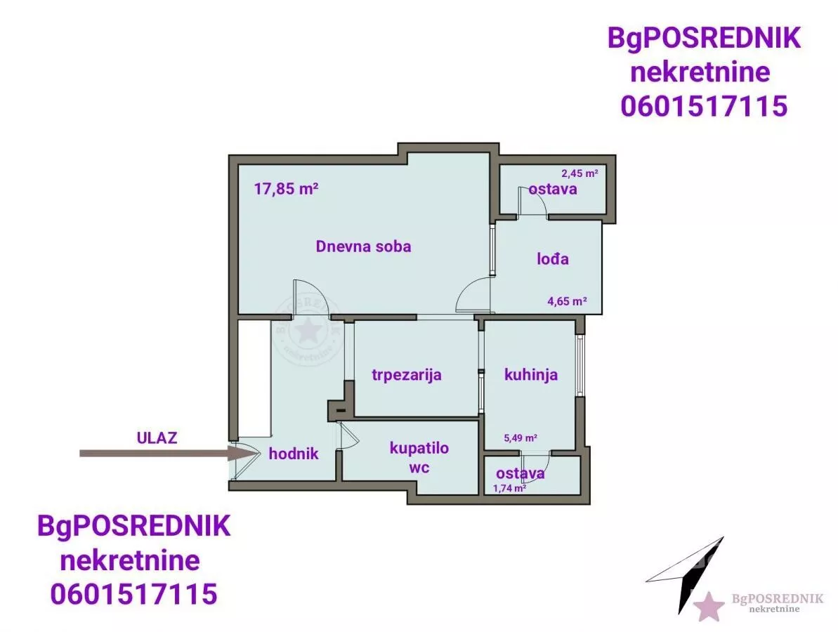 Jednosoban stan | 4zida