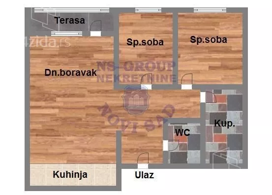 Trosoban stan | 4zida