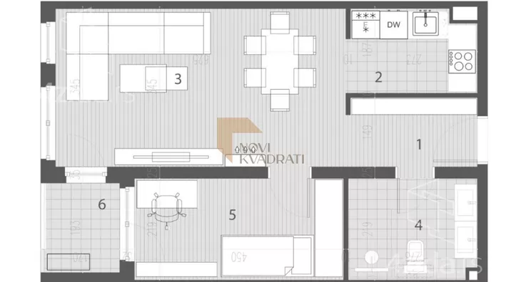 Dvosoban stan | 4zida