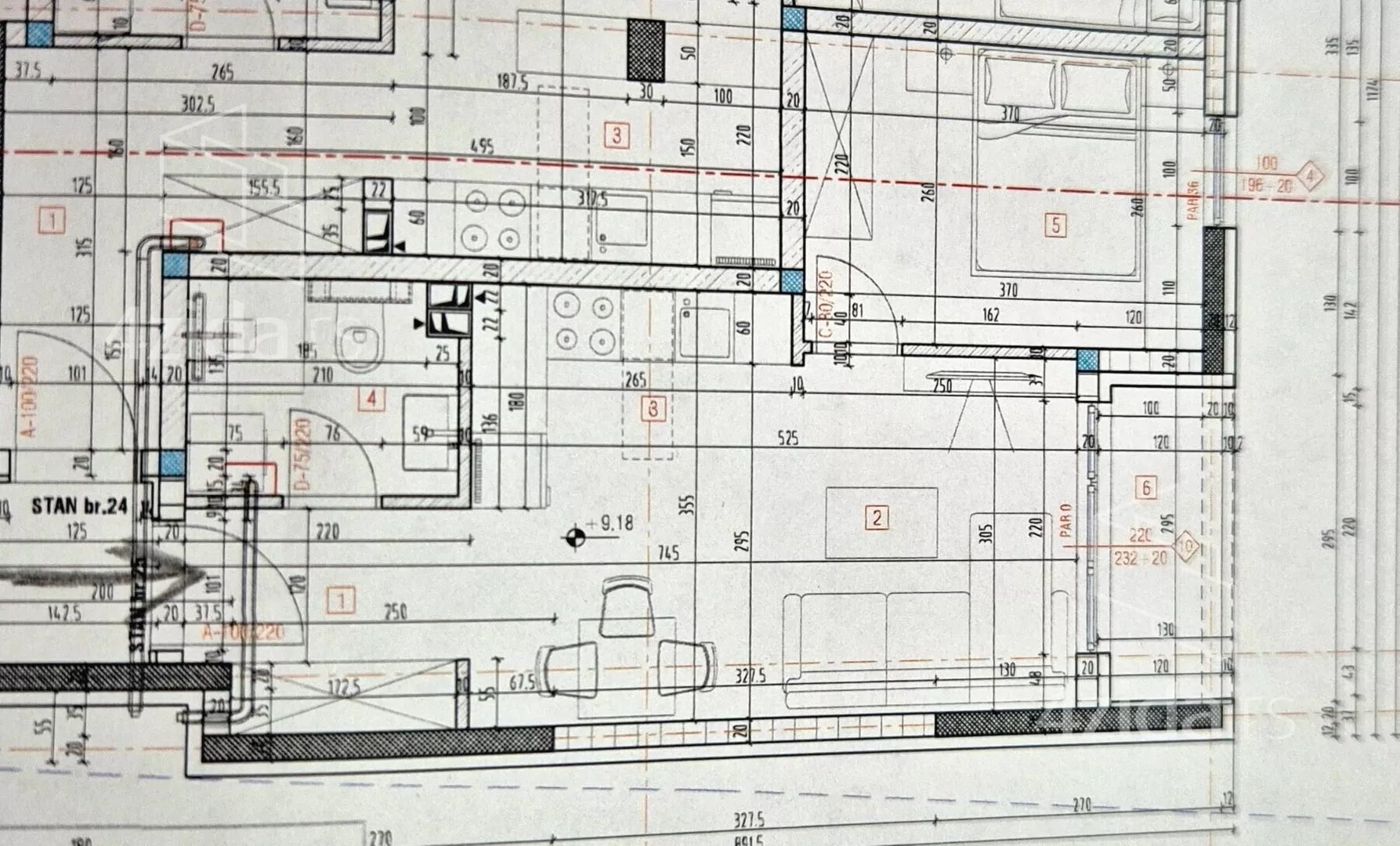 Jednoiposoban stan | 4zida