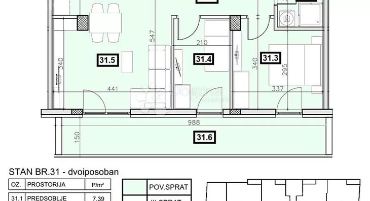 Dvoiposoban stan | 4zida