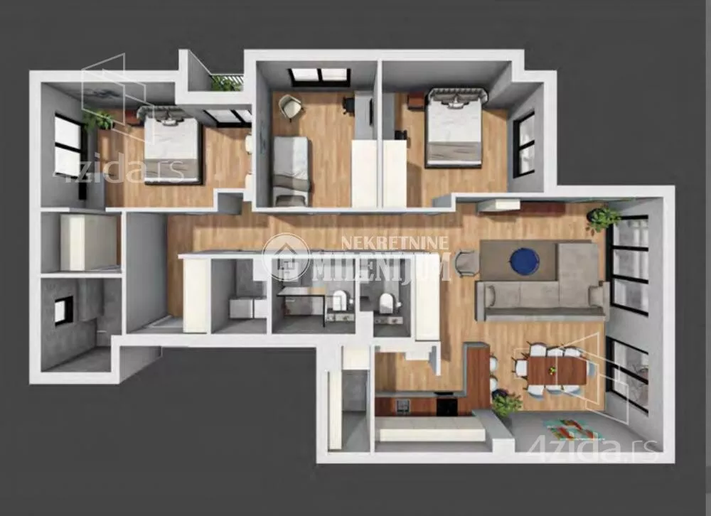 Četvorosoban stan | 4zida