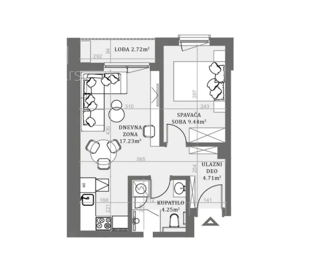 Dvosoban stan | 4zida