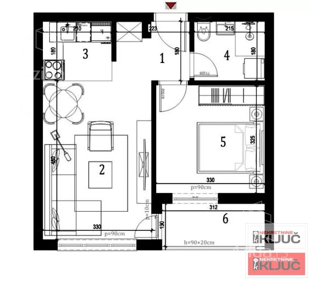 Dvosoban stan | 4zida