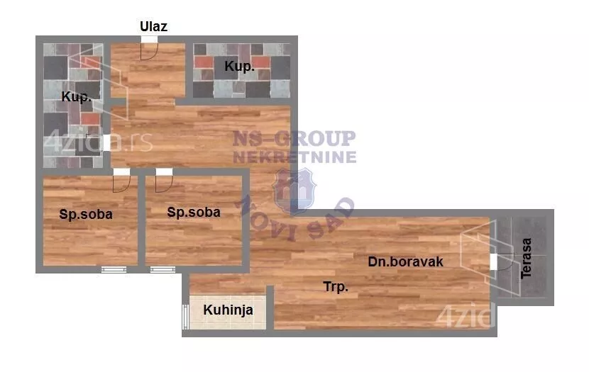 Trosoban stan | 4zida