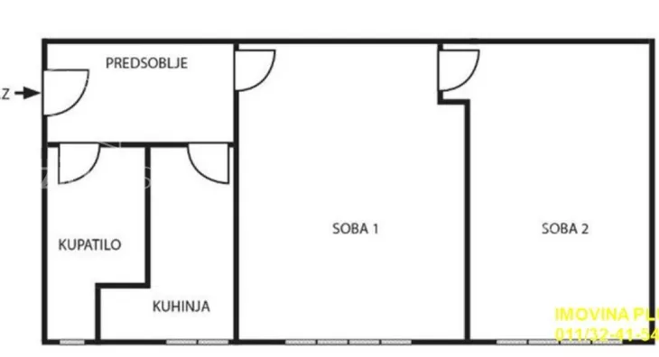 Dvosoban stan | 4zida