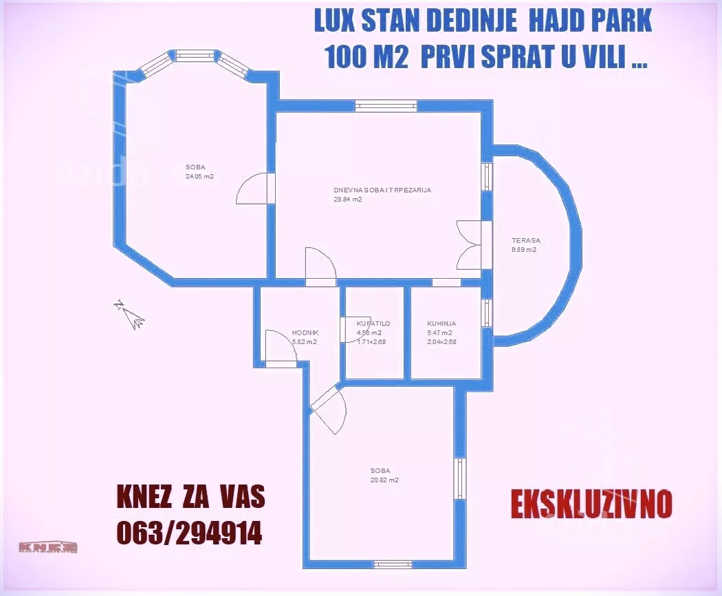 Trosoban stan | 4zida