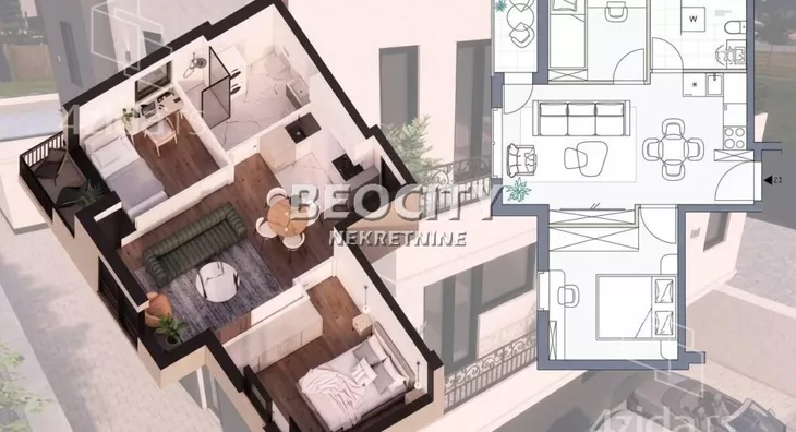 Jednoiposoban stan | 4zida