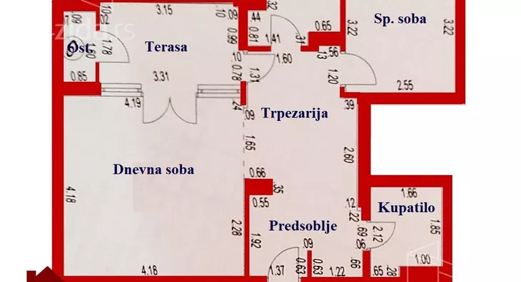 Jednoiposoban stan | 4zida