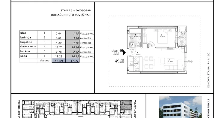 Dvosoban stan | 4zida