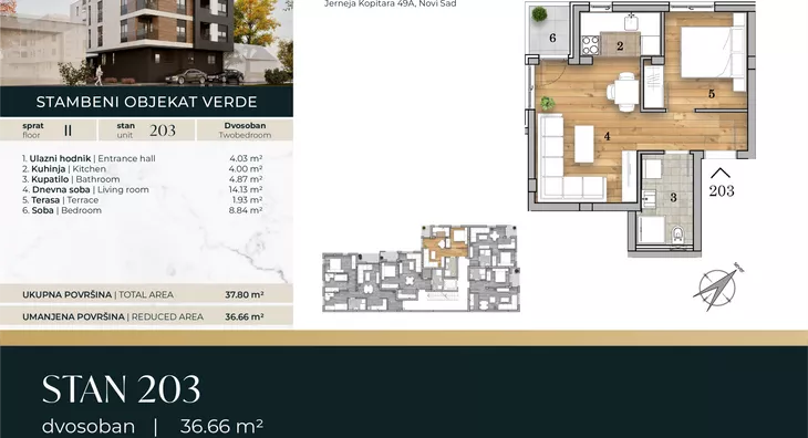 Dvosoban stan | 4zida