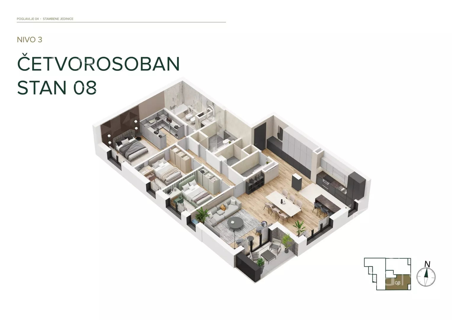 Četvorosoban stan | 4zida