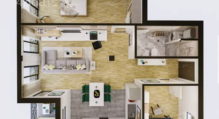 Dvoiposoban stan | 4zida