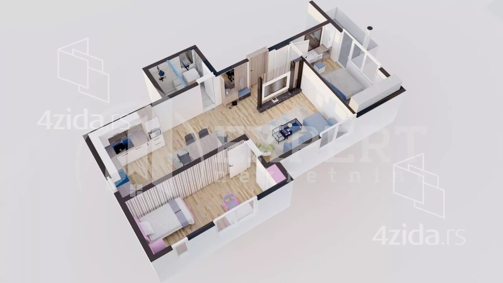 Dvoiposoban stan | 4zida