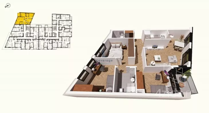 Troiposoban stan | 4zida