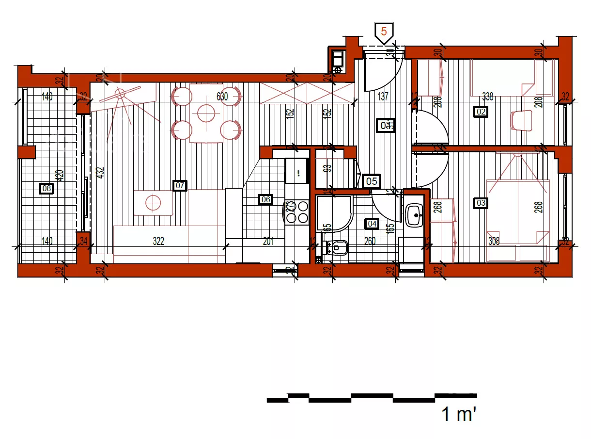 Trosoban stan | 4zida