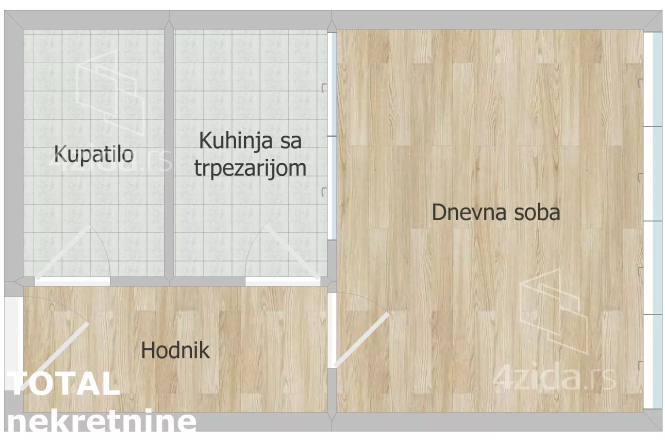Jednosoban stan | 4zida