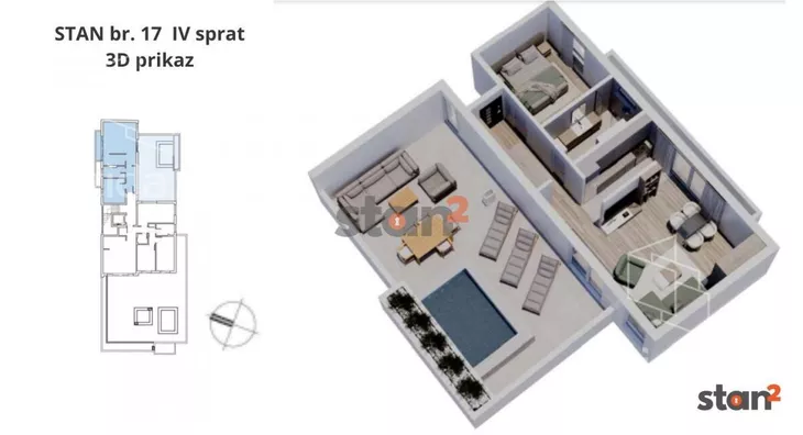Jednoiposoban stan | 4zida