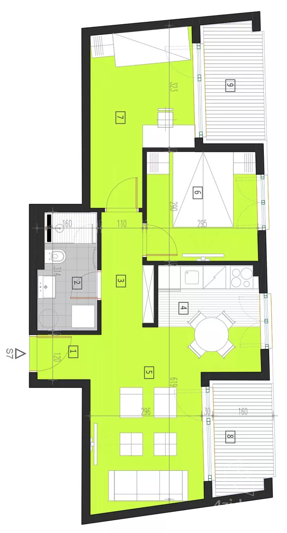 Dvoiposoban stan | 4zida