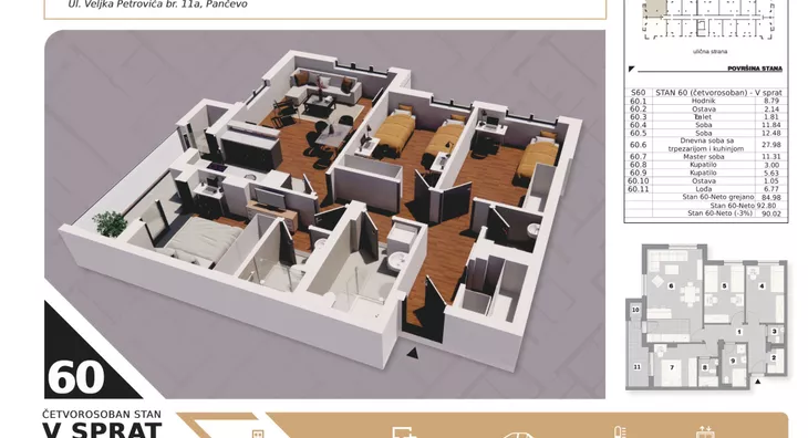 Četvorosoban | 4zida