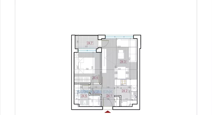 Jednoiposoban stan | 4zida